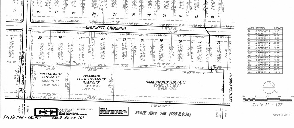 16755 Highway 105 E, Conroe, TX à vendre - Plan cadastral – Image 2 sur 3