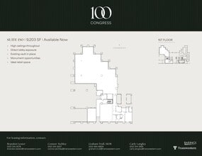 100 Congress Ave, Austin, TX à louer Plan de site– Image 1 sur 1