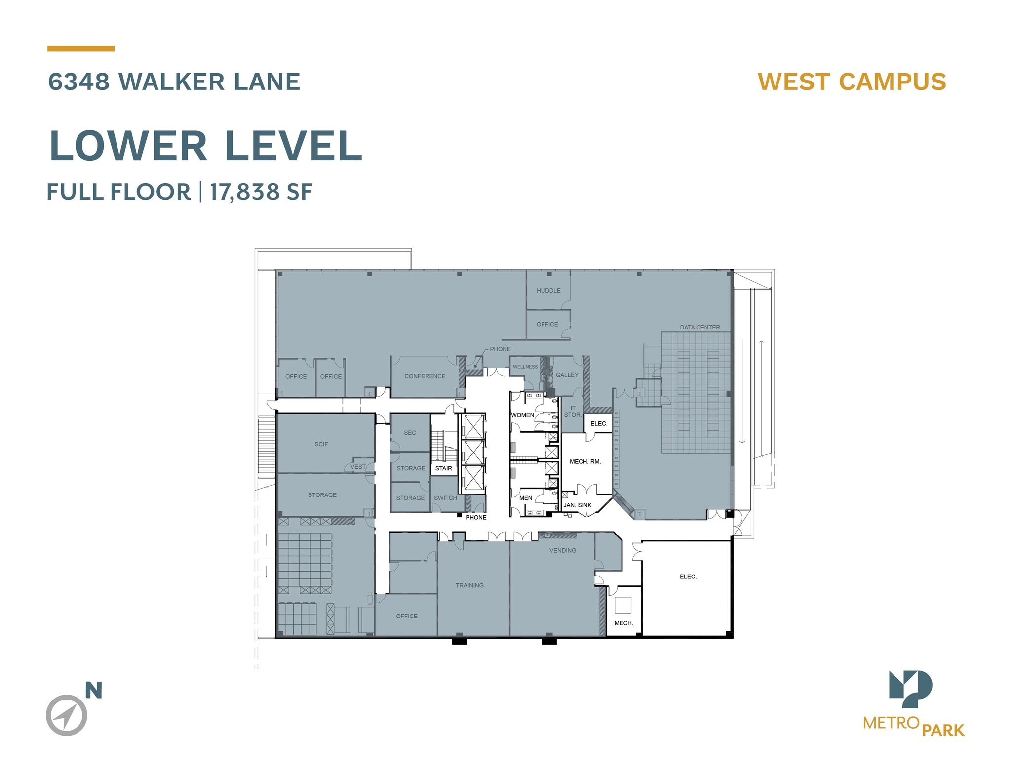 6350 Walker Ln, Alexandria, VA à louer Plan d’étage– Image 1 sur 1