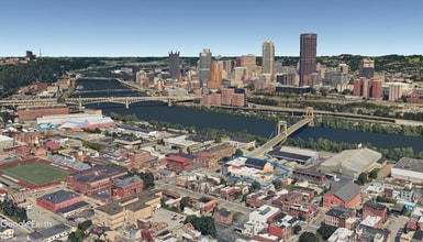 1011 Bingham St, Pittsburgh, PA - Vue aérienne vue de carte