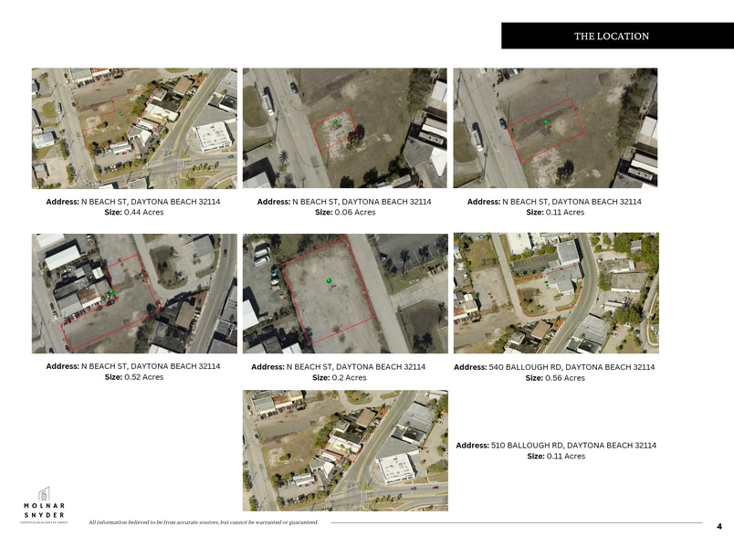 00 Beach St, Daytona Beach, FL à vendre - Plan cadastral – Image 2 sur 3