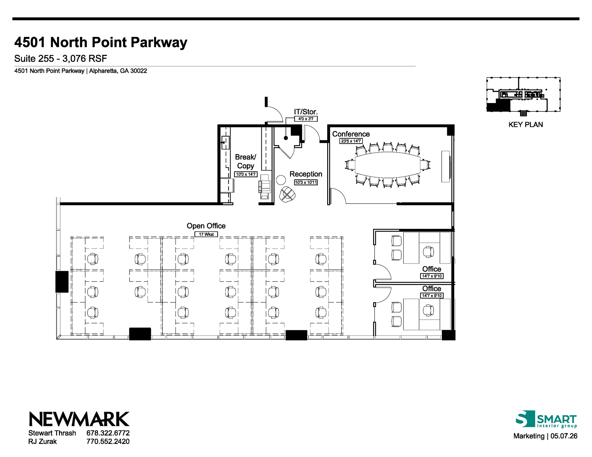 4501 North Point Pky, Alpharetta, GA à louer Plan d’étage– Image 1 sur 1