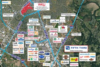 2925 Scottsville Rd, Bowling Green, KY - Vue aérienne  vue de carte - Image1