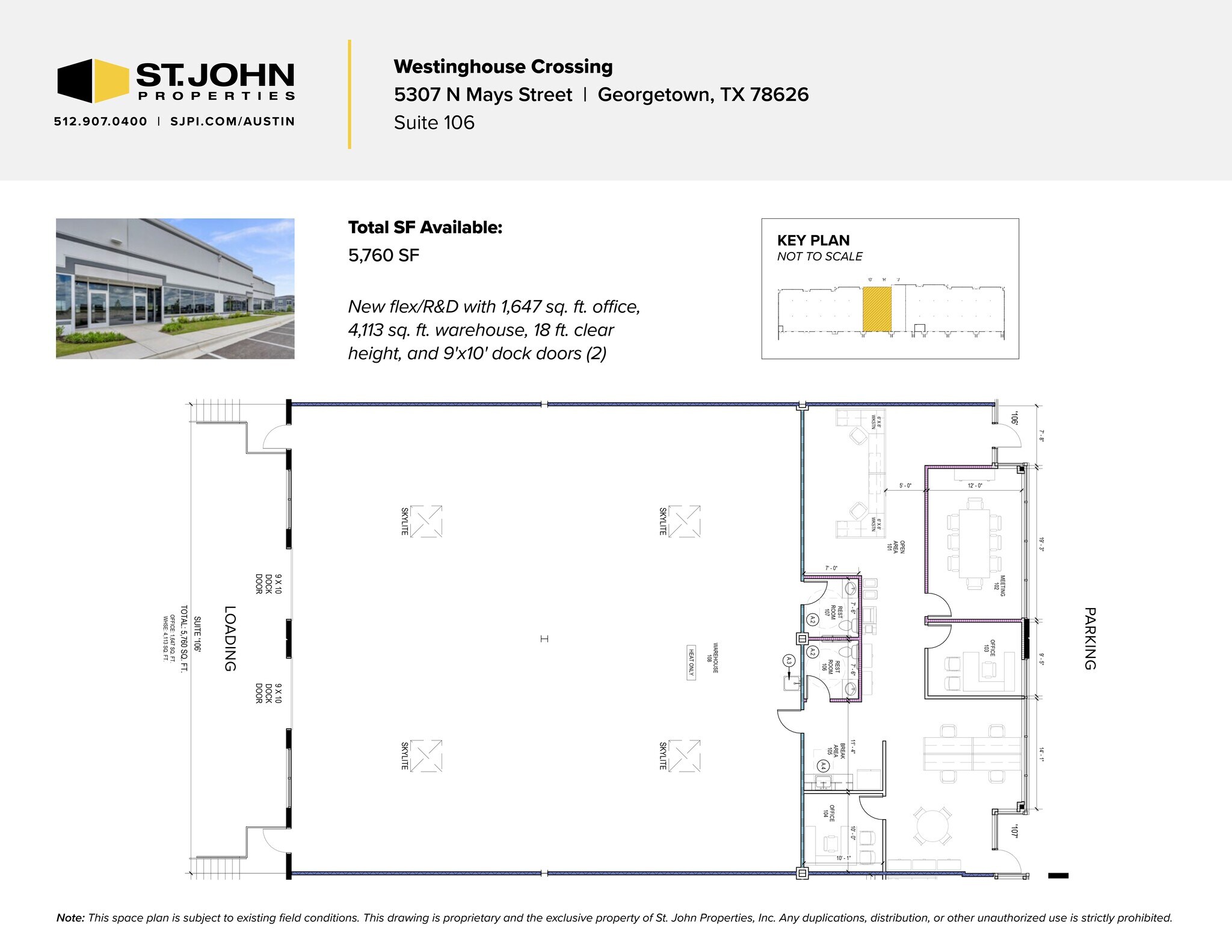 5305 N Mays St, Georgetown, TX à louer Plan de site– Image 1 sur 69