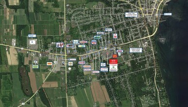 337-381 Hamilton St, Geneva, NY - Vue aérienne vue de carte