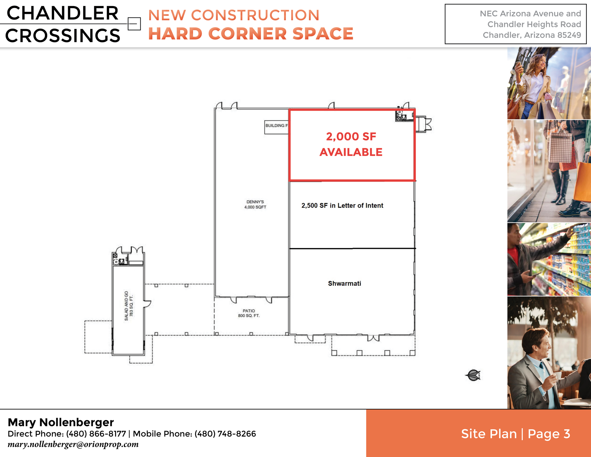 4811 S Arizona Ave, Chandler, AZ à louer Plan de site– Image 1 sur 4