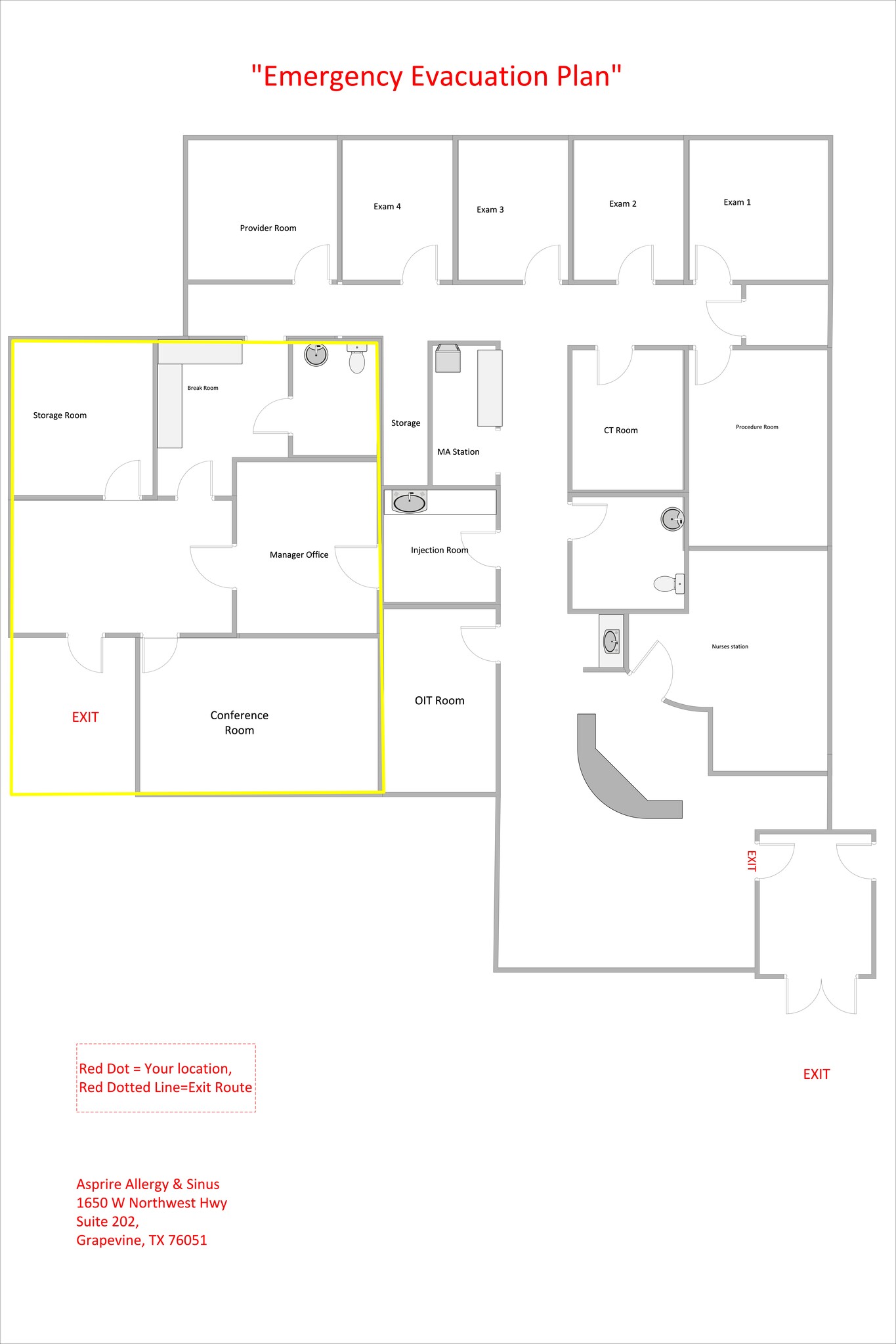 1650 W Northwest Hwy, Grapevine, TX à louer Plan de site– Image 1 sur 1