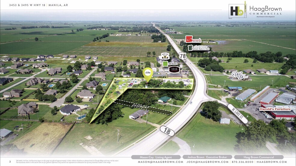 3453 W State Highway 18, Manila, AR à vendre - Aérien – Image 3 sur 4