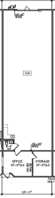 1618-1634 E Edinger Ave, Santa Ana, CA à louer Plan d’étage– Image 1 sur 1