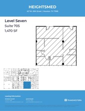 427 W 20th St, Houston, TX à louer Plan d’étage– Image 1 sur 1