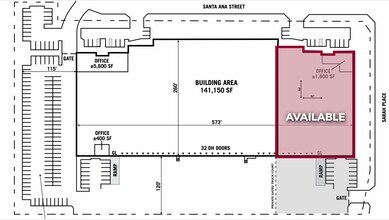 5120-5130 Santa Ana St, Ontario, CA à louer Plan de site– Image 1 sur 1