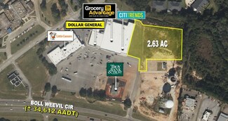 Plus de détails pour 1032 Boll Weevil Cir, Enterprise, AL - Terrain à vendre