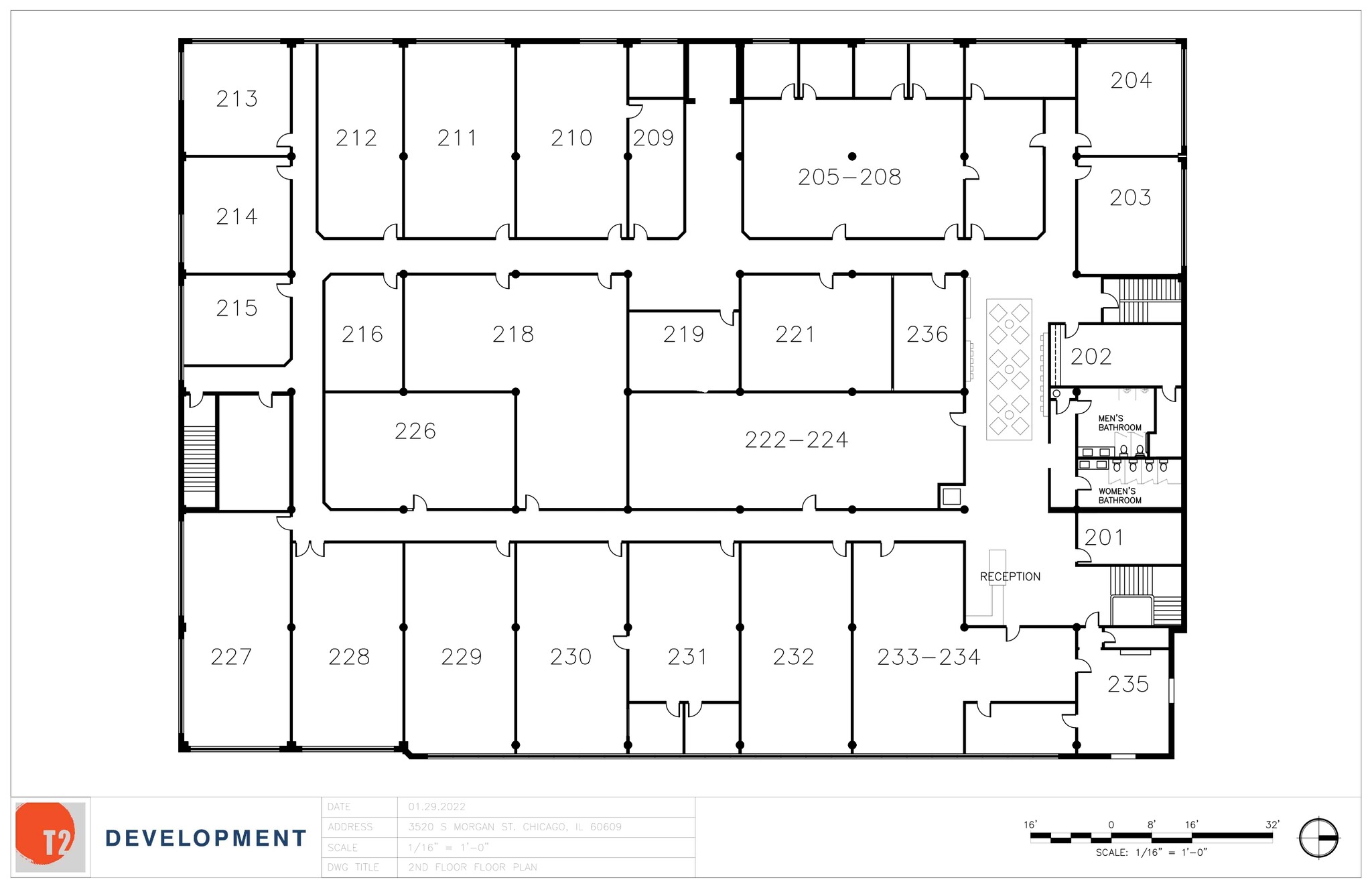 3520 S Morgan St, Chicago, IL à louer Plan d’étage– Image 1 sur 1
