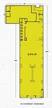 659 W Diversey Pky, Chicago, IL à louer Plan d’étage– Image 2 sur 2