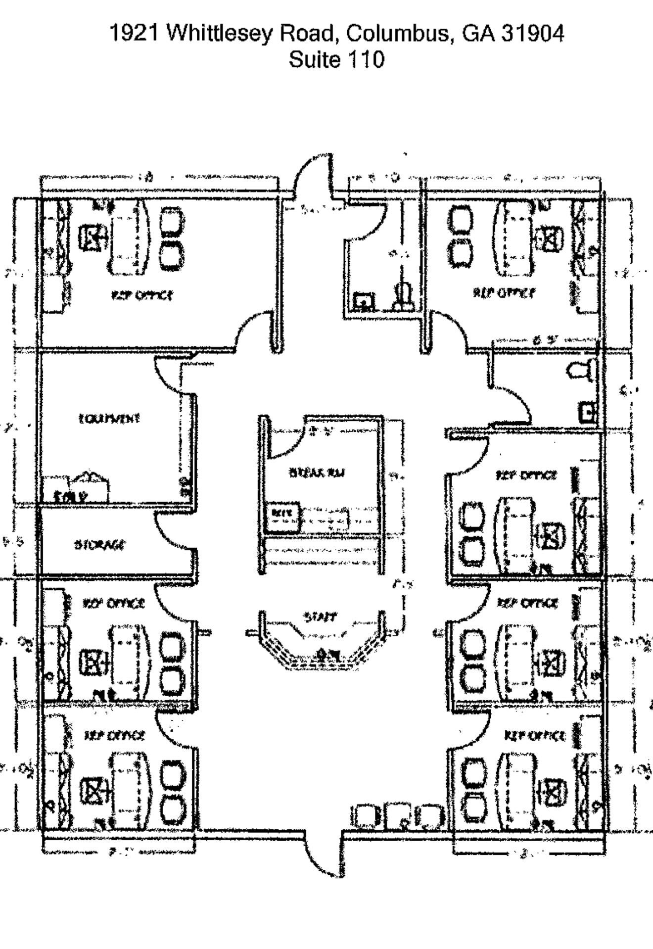 1921 Whittlesey Rd, Columbus, GA à louer Plan d’étage– Image 1 sur 1