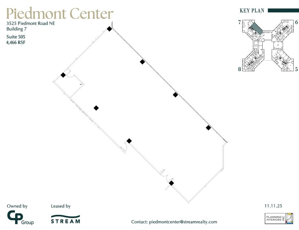 3495 Piedmont Rd NE, Atlanta, GA à louer Plan d’étage– Image 1 sur 1