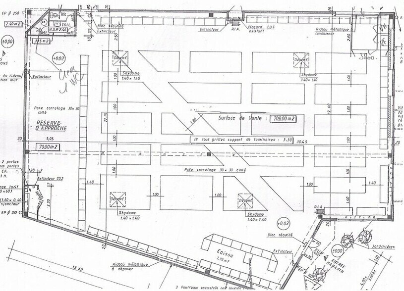 Local commercial dans Gap à louer - Plan d’étage – Image 2 sur 2