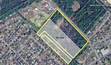 21 Casey Ave, Old Forge, PA - VUE AÉRIENNE vue de carte