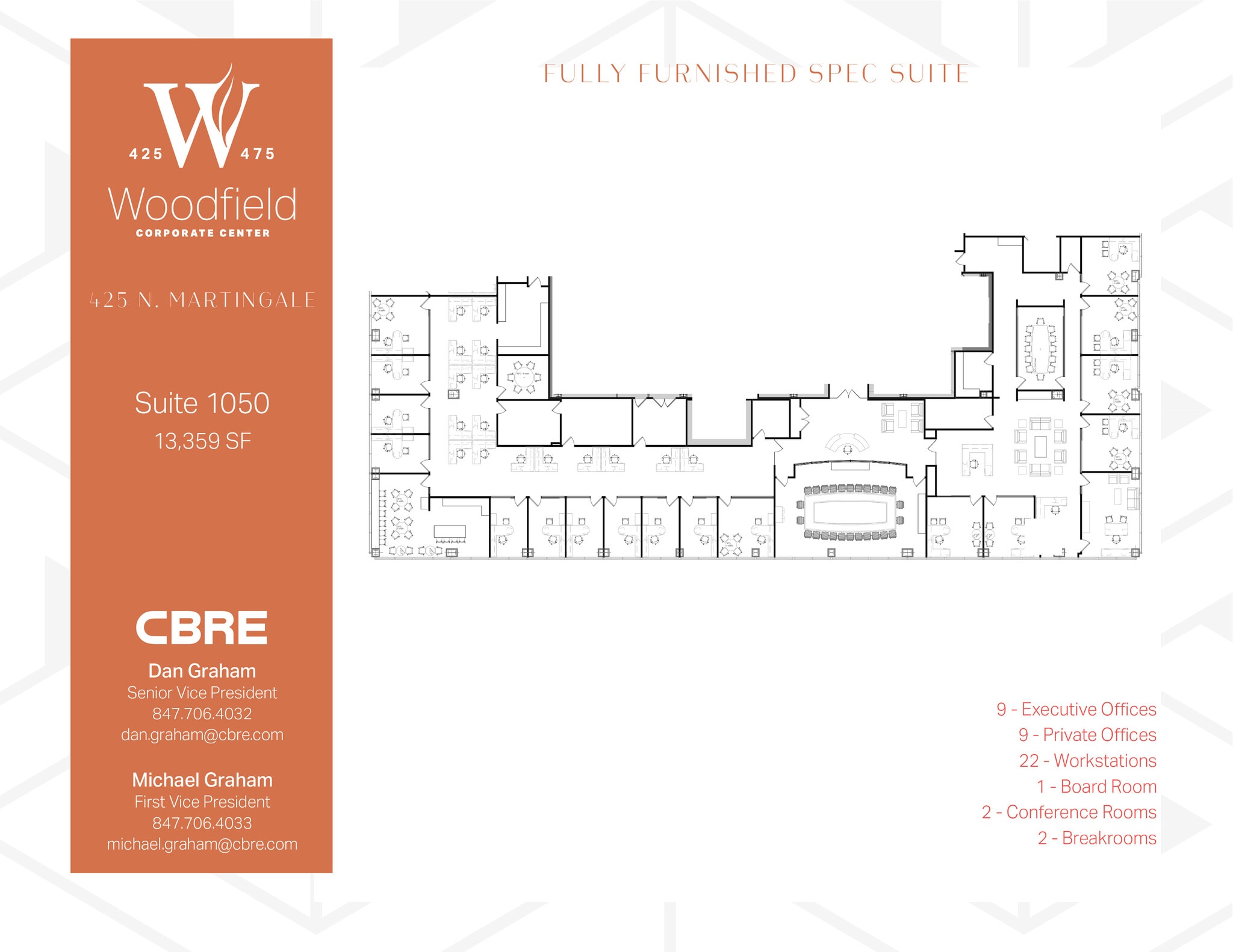 425 N Martingale Rd, Schaumburg, IL à louer Plan d’étage– Image 1 sur 3
