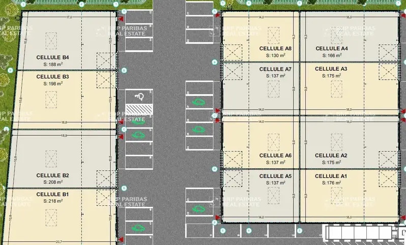 Local d’activités dans Beychac-et-Caillau à louer - Plan d’étage – Image 2 sur 3