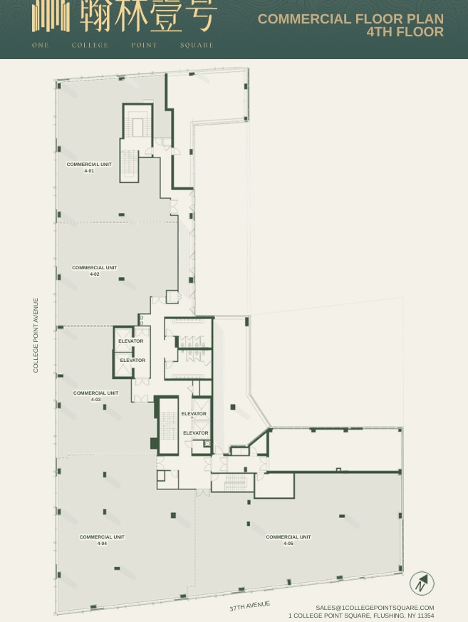 133-09 37th Ave, Flushing, NY à louer Plan d’étage– Image 1 sur 1