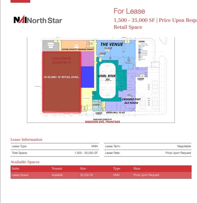 1850 E Madison Ave, Mankato, MN à louer Plan d’étage– Image 1 sur 1