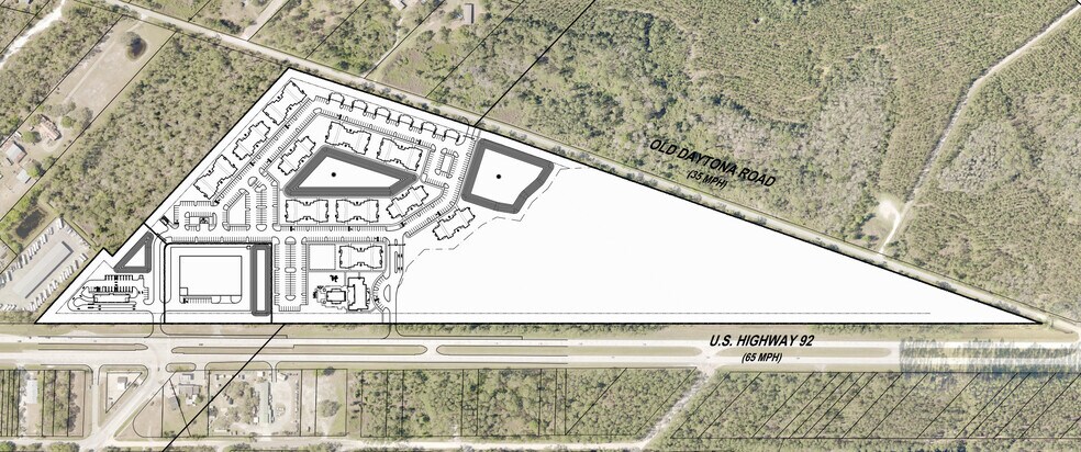 2575 Old Daytona cir, Deland, FL à vendre - Plan de site – Image 2 sur 4