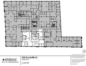 325 N LaSalle St, Chicago, IL à louer Plan d’étage– Image 1 sur 1