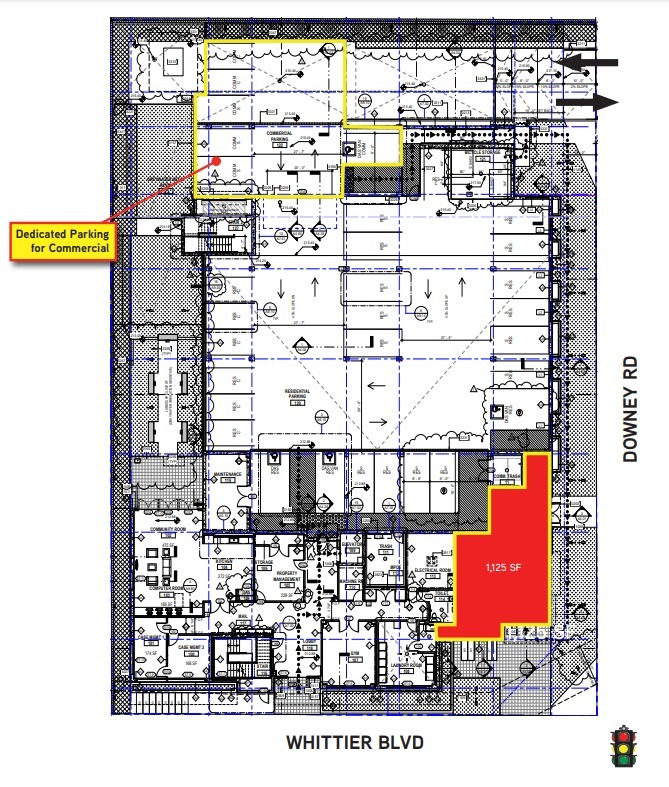 4161-4169 Whittier Blvd, Los Angeles, CA à louer Plan de site– Image 1 sur 1