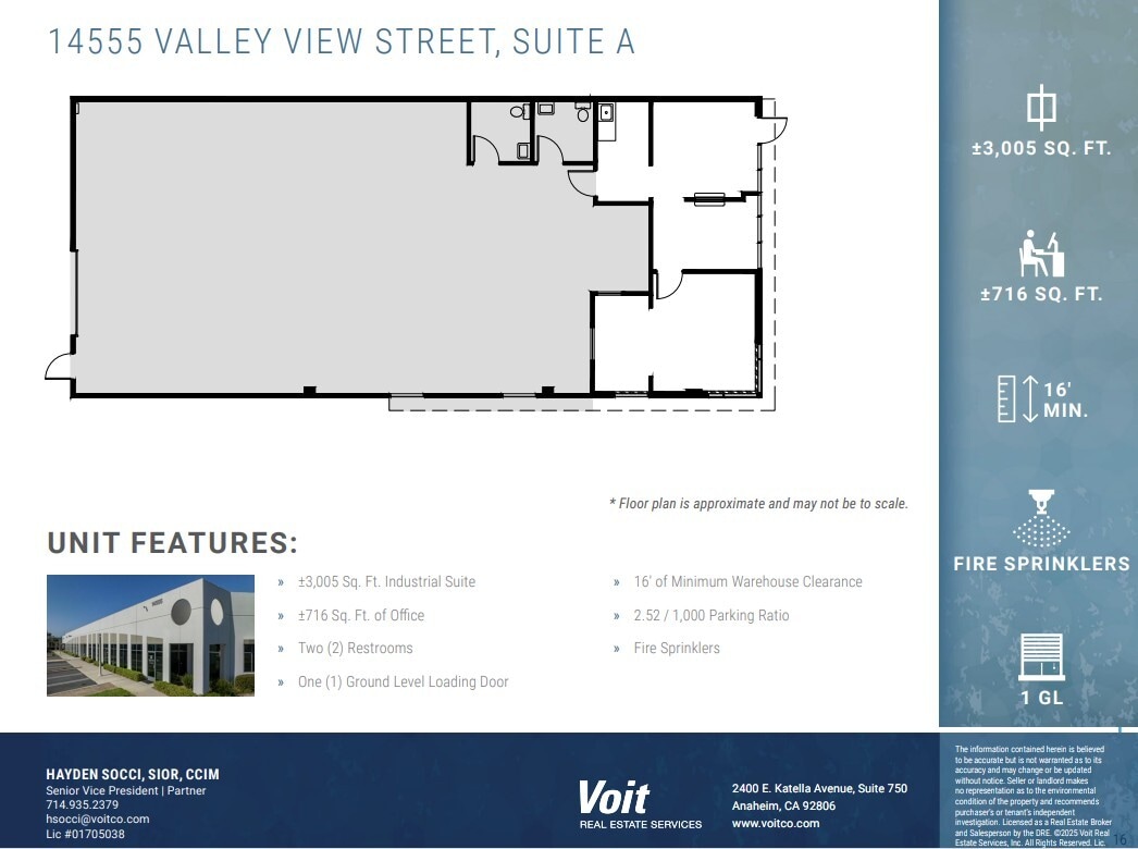 14515-14565 Valley View Ave, Santa Fe Springs, CA à louer Plan d’étage– Image 1 sur 1