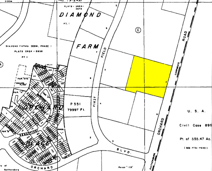 704 Quince Orchard Rd, Gaithersburg, MD à louer - Plan cadastral – Image 2 sur 11