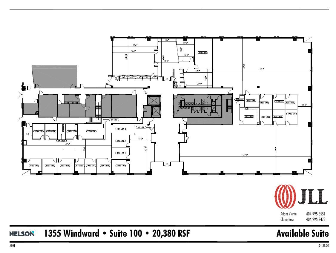 1355 Windward Concourse, Alpharetta, GA à louer Plan d’étage– Image 1 sur 1