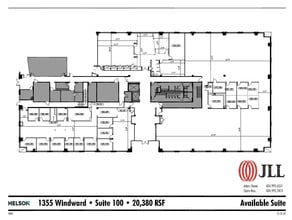 1355 Windward Concourse, Alpharetta, GA à louer Plan d’étage– Image 1 sur 1