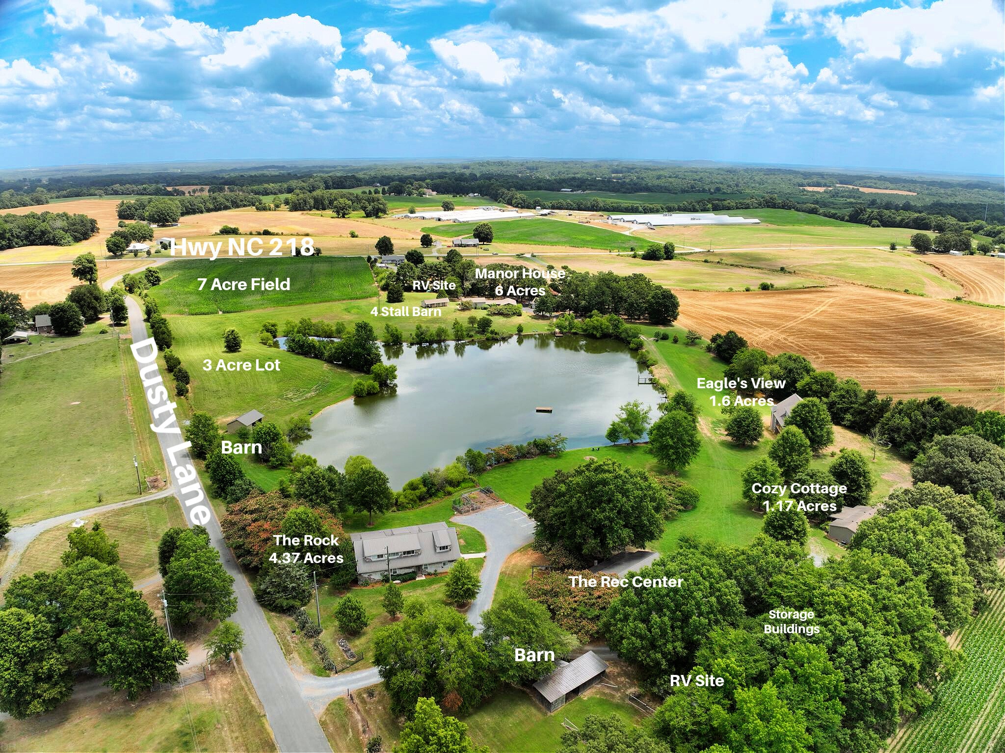 Little lake Retreat on +/- 24 Acres portefeuille de 6 biens à vendre sur LoopNet.fr Aérien– Image 1 sur 62