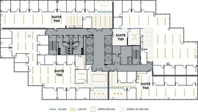 611 Anton Blvd, Costa Mesa, CA à louer Plan d’étage– Image 2 sur 6