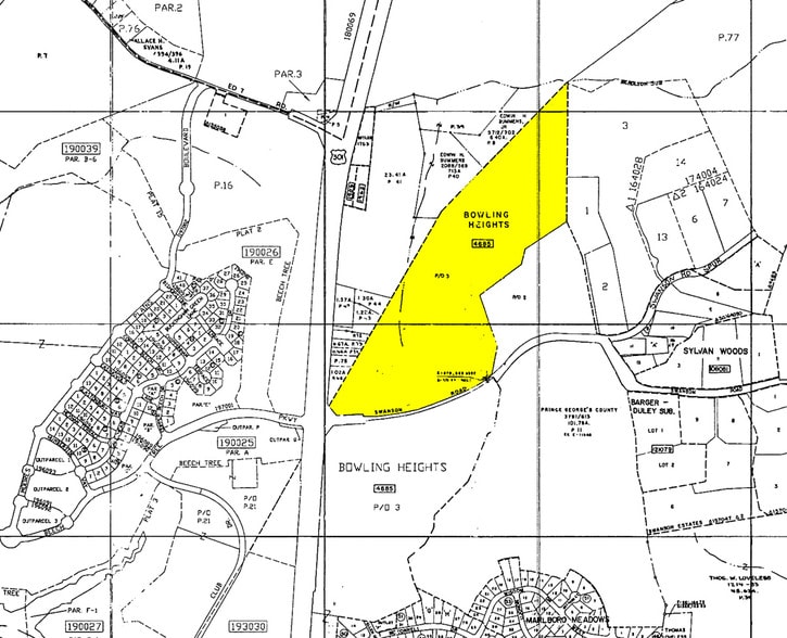 3030-A Crain Hwy, Upper Marlboro, MD à vendre - Plan cadastral – Image 2 sur 6
