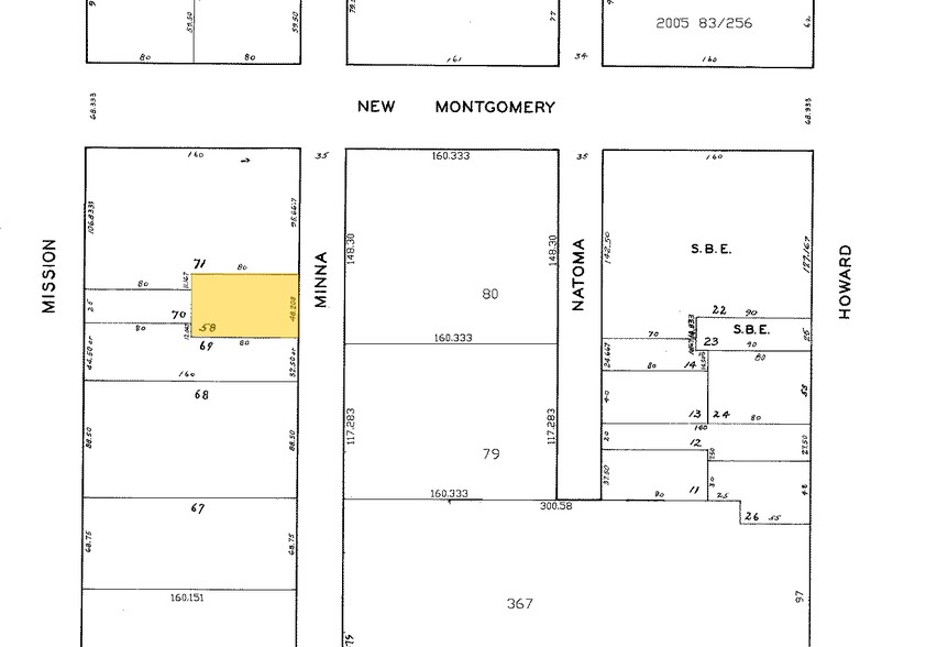 142 Minna St, San Francisco, CA à louer - Plan cadastral – Image 3 sur 3