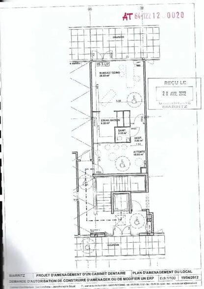 Bureau dans Biarritz à vendre - Plan d’étage – Image 2 sur 2