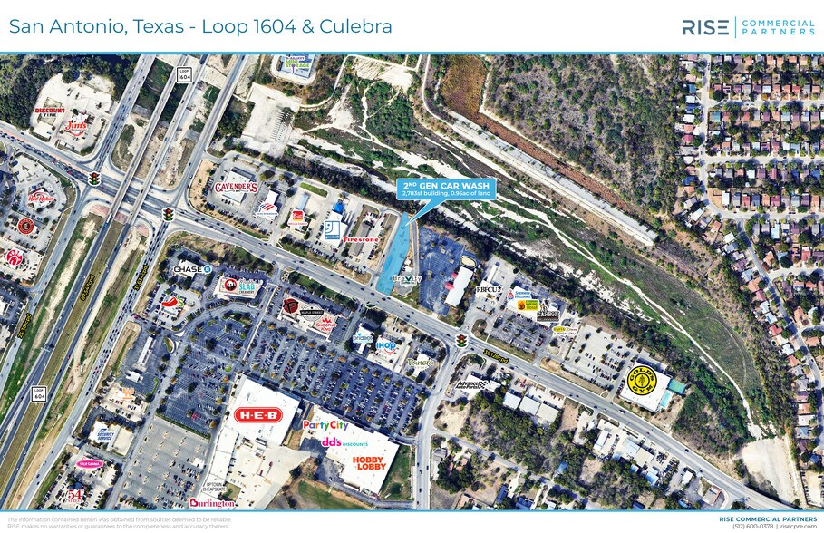 10623 Culebra Rd, San Antonio, TX à louer - Aérien – Image 3 sur 5
