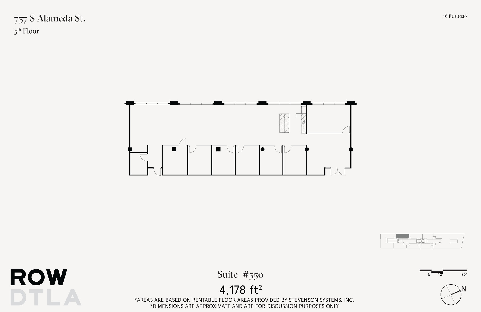 777 S Alameda St, Los Angeles, CA à louer Plan d’étage– Image 1 sur 2