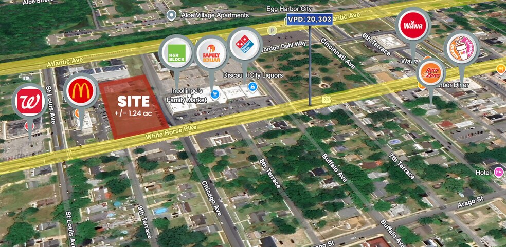 816 White Horse Pike, Egg Harbor City, NJ à louer - Photo de l’immeuble – Image 2 sur 2