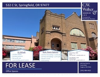 Plus de détails pour 532 C St, Springfield, OR - Bureau à louer