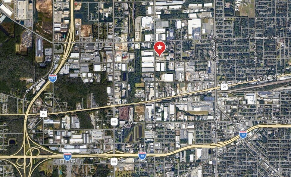 501 Ellis Road North, Jacksonville, FL à vendre - Aérien – Image 2 sur 2