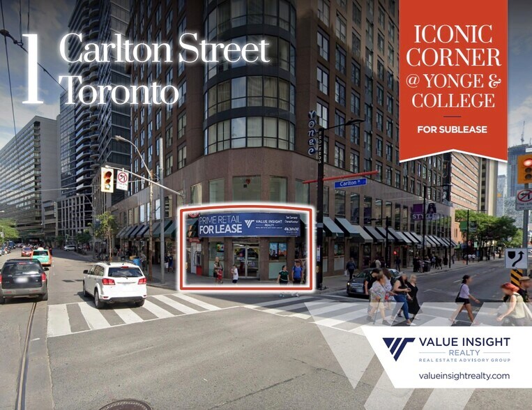 1-5 Carlton St, Toronto, ON à louer - Photo de l’immeuble – Image 1 sur 6