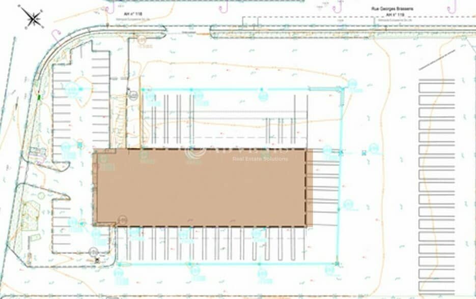 Industriel/Logistique dans Fretin à louer - Plan de site – Image 3 sur 3