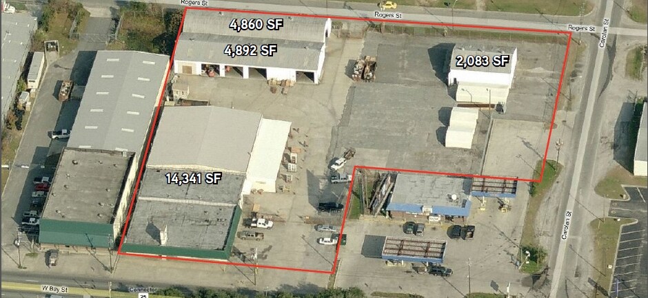 1460 Bay St W, Savannah, GA à vendre - Aérien – Image 3 sur 12