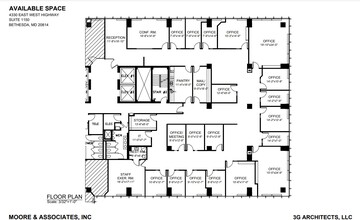 4340 East-West Hwy, Bethesda, MD à louer Plan d’étage– Image 1 sur 1