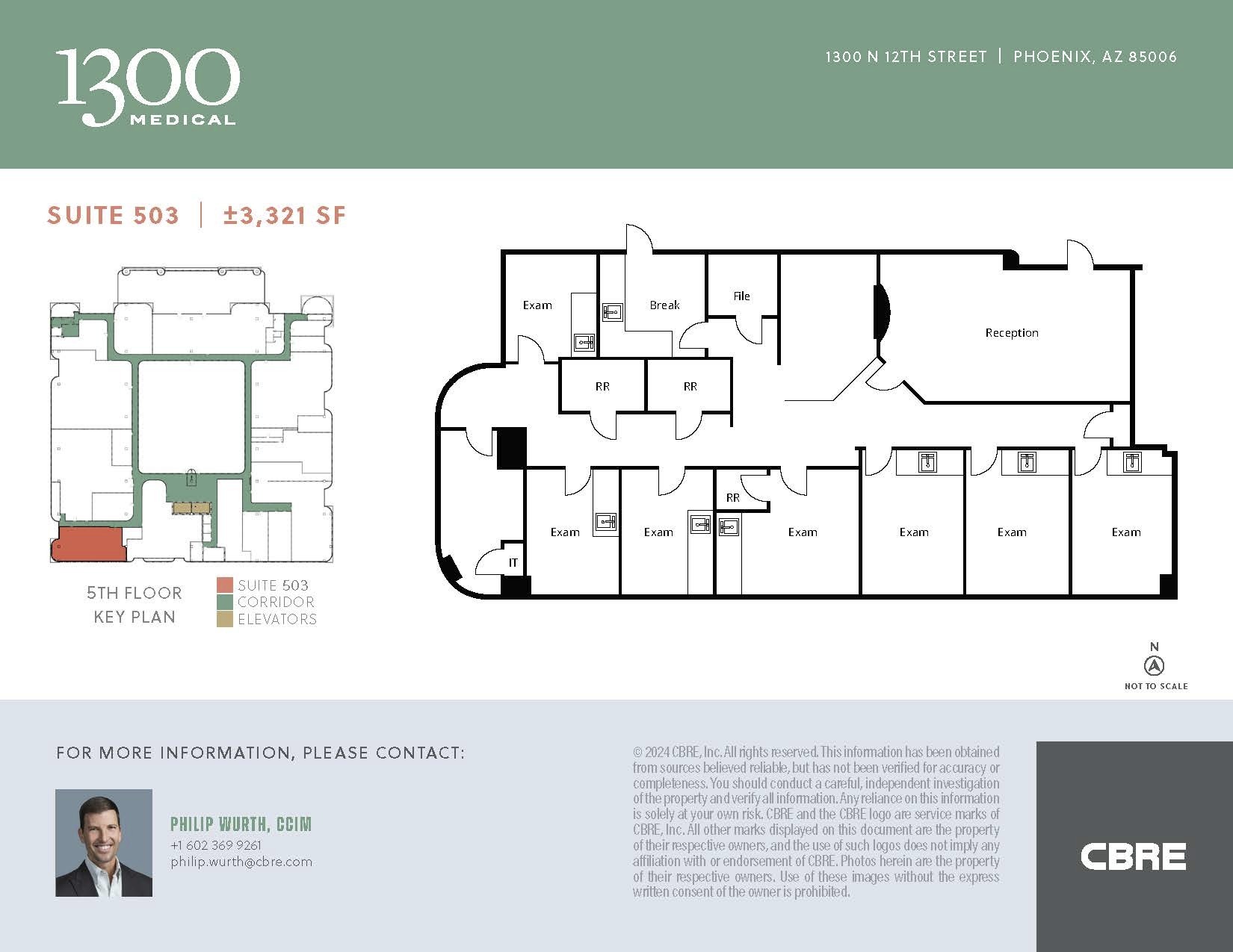 1300 N 12th St, Phoenix, AZ à louer Plan d’étage– Image 1 sur 1