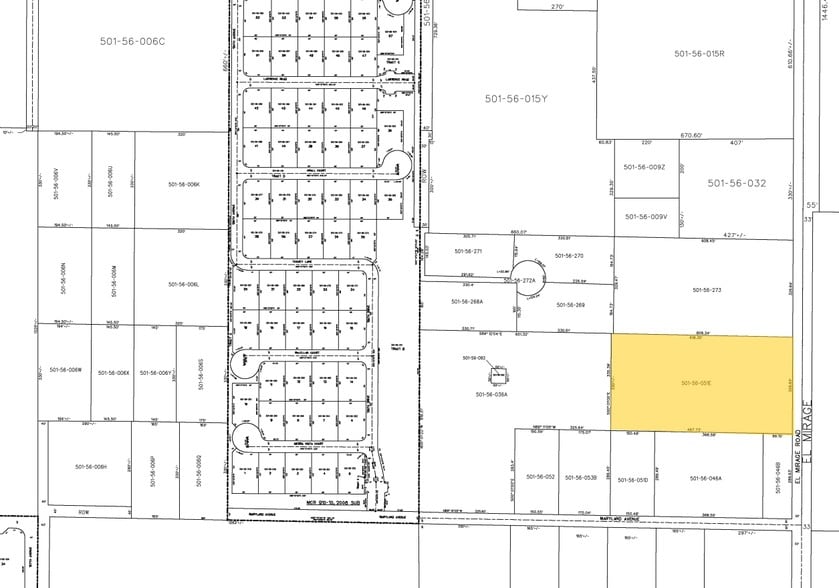 6532 N El Mirage Rd, Glendale, AZ à louer - Plan cadastral – Image 2 sur 11