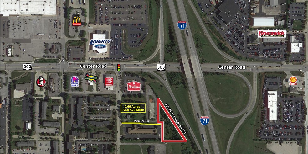 Carpenter Road South 1.42 Acres, Brunswick, OH à vendre - Photo de l’immeuble – Image 2 sur 2